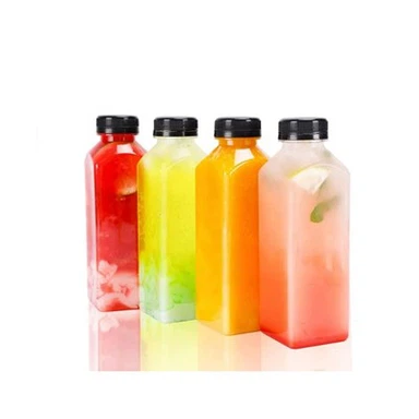 8 Oz Kapaklı Meyve Suyu Şişeleri