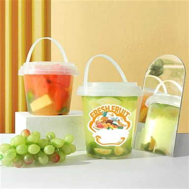 32 Oz Limon Plastik Bardaklar Kapaklı Süt Çay Kupası İçecek Tek Kullanımlık Boba Kovası