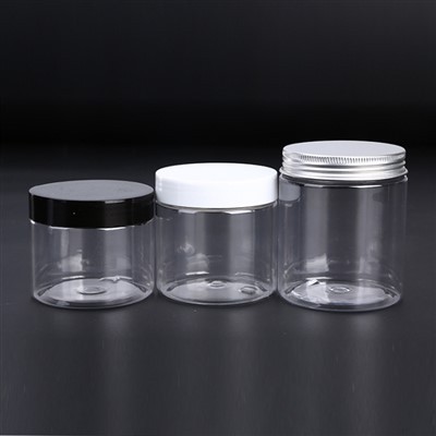 Pet Yuvarlak Geniş Ağızlı Plastik Kavanoz