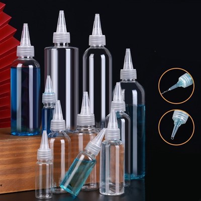 Plastik Pet Zeytin Yağı Şişesi Sıkma Losyon Şişesi