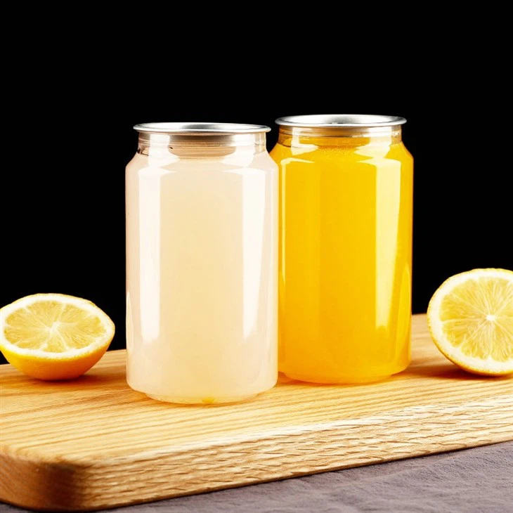Soda Juice Bottle With Ring-pull Aluminum Lid