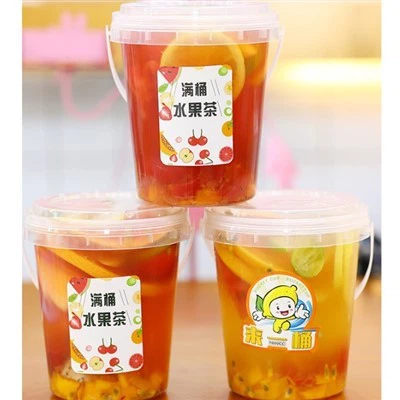 Wholesales Disposable Milk Tea PET Bottle With Cap