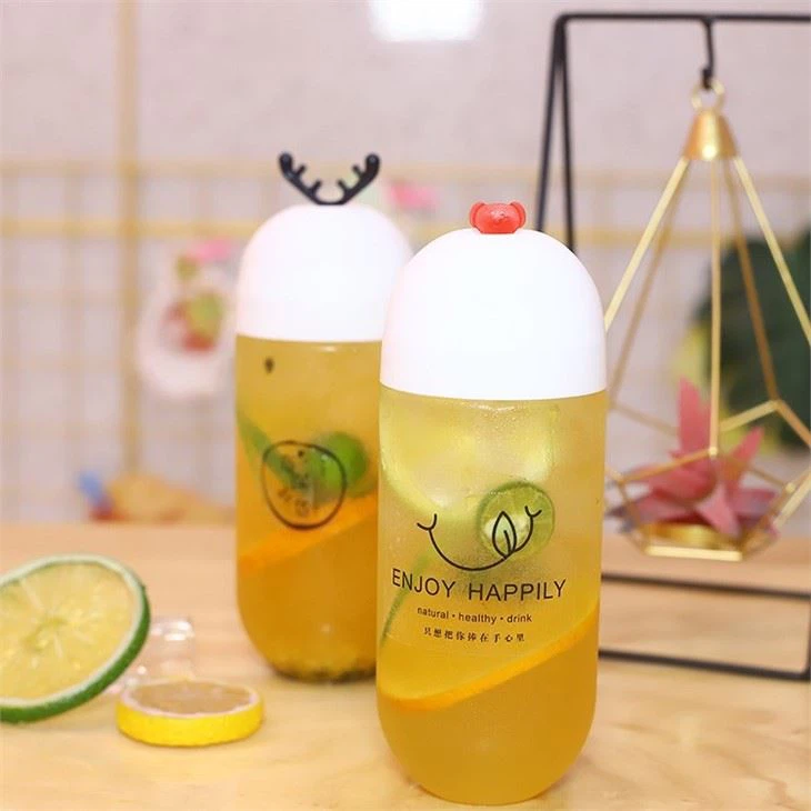 Plastic 350ml Pet Plastic Beverage Juice Bottle